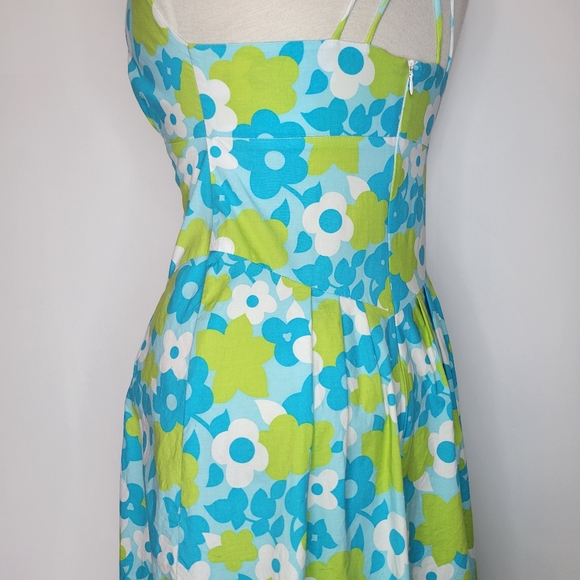 Vintage | retro floral print dress - Picture 8 of 12
